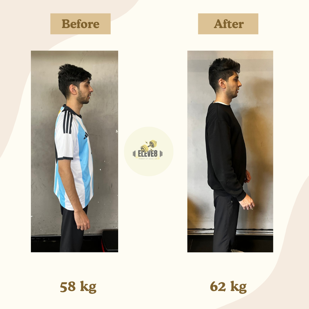 Amman's Eleve8 Effect before and after result